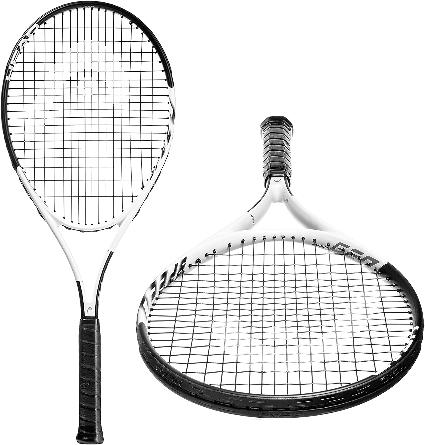 Adult Tennis Racket – Pre-Strung Light Balance 27.5 Inch Racquet
